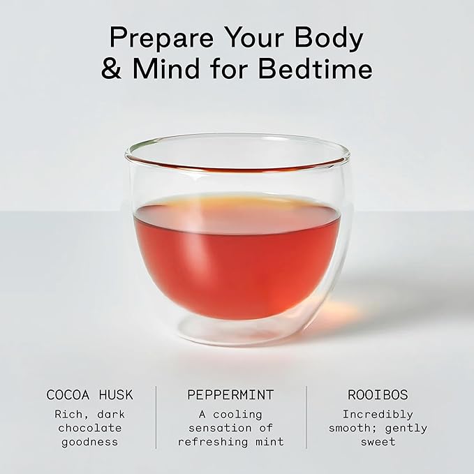 Firebelly Tea After Dinner Mint, Organic Chocolate & Mint Tea with Valerian Root for Sleep, Loose Leaf Herbal Drink, Caffeine-Free, For Relaxing Nighttime, 3.5 oz, Pack of 1 - Bloomnest