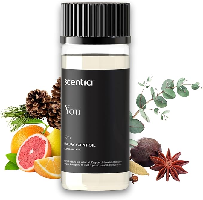 Fierce-Inspired Diffuser Oil - Scentia You Fragrance Oil Perfume Dupe - 50mL, 1.69 Fl oz Diﬀusers - A & F Inspired Natural Essential Scented Oil - Best for Aromatherapy, SPA and Home, Mothers Day Gift Scentia