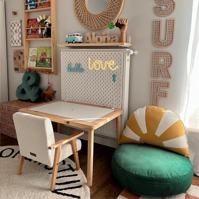 Round Floor Pillow Cover Velvet Throw Seating Pouf Yoga Meditation Cushion Plush Case Reading Room Decor Cover Only (25.6IN, Green)