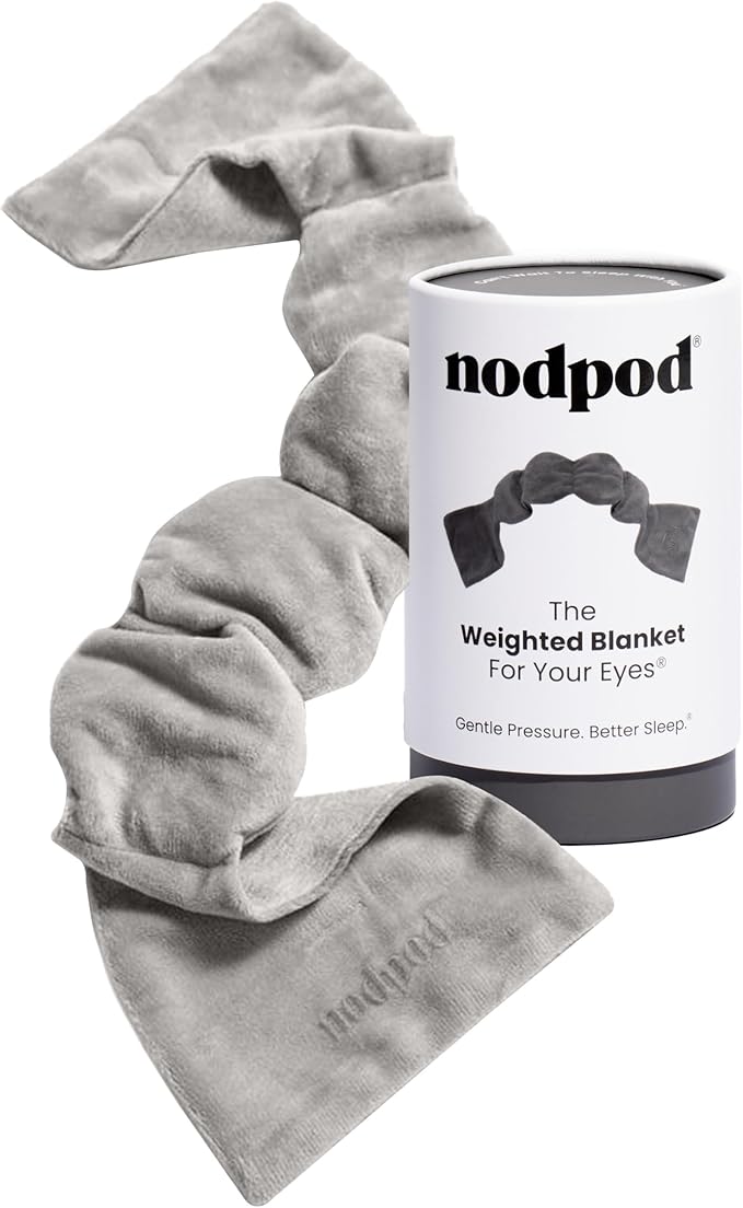 Nodpod Gentle Pressure Sleep Mask | Patented Light Blocking Design for Sleeping, Traveling & Relaxation - Elephant Gray - Bloomnest