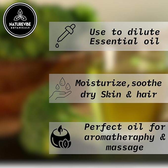 Naturevibe Botanicals Broccoli Oil 32 Ounces | 100% Pure and Natural | Great for Skin Care and Hair Care - Bloomnest
