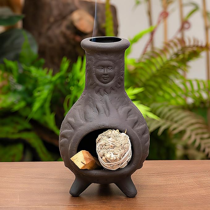 Handmade Palo Santo Holder & Incense Cone Burner-Elegant Sage Smudging Accessory with Capacity for Spiritual Rituals & Energy Cleansing-Thoughtful Gifts for Meditation, Yoga, Aromatherapy - Bloomnest
