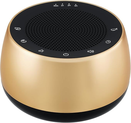 Vangoa Tibetan Singing Bowls Machine - 9 Sound Bowls for Yoga, Meditation, Mindfulness, Healing, Chakra Healing and Stress Relief, Timer and Memory Features, Gold Bronze