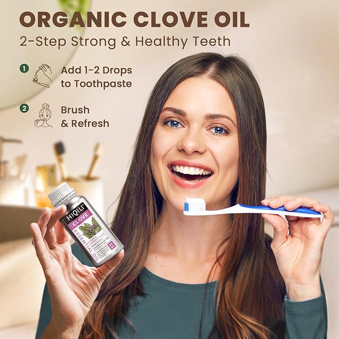 HIQILI 16 Fl Oz Clove Essential Oil, Pure Natural for Hair, Diffuser, Aromatherapy - 500ML - Bloomnest