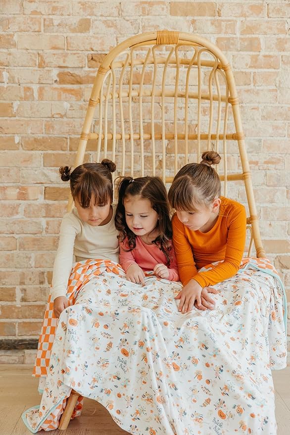 Copper Pearl Jumbo Premium Knit 3 Layer Stretchy Throw Blanket 'Mickey Mouse's Boo Bash' - Bloomnest