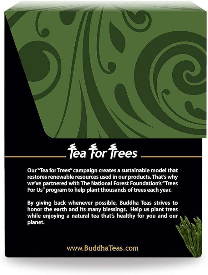 Buddha Teas - Horsetail - Organic Herbal Tea - For Cognitive Balance & Overall Health - With Antioxidants, B Vitamins & Silica - Caffeine Free - 100% Kosher & Non-GMO - 18 Tea Bags (Pack of 1) - Bloomnest