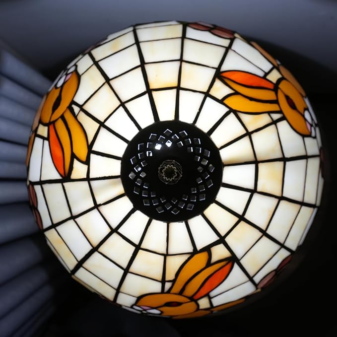 Uniquel Cute Brown Rabbit Tiffany Lamp Retro Style Stained Glass Table Lamp Vintage Aesthetic Bedside Lamps For Bedroom Nightstand Night Stand Lighting Reading Unusual Kids Decor Desk Lamp 12 Inch - Bloomnest