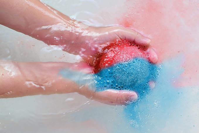 Bath Bombs for Men - Unique Sphere & Disc Shape - 8 Bath Bombs Mix of 5oz & 2.5oz - Gifts for Men - Bubble Bath Set - Bloomnest
