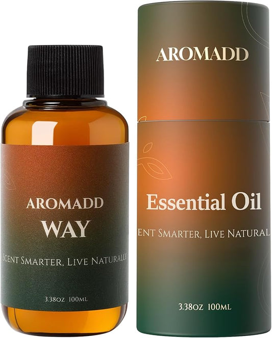 AROMADD Way Diffuser Oil Inspired by Luxury Hotel Scent 3.38 Fl Oz (100ml), Aroma Diffuser & Hotel Fragrance Diffuser Oil, Essential Oil Diffuser for Aromatherapy, Long-Lasting - Bloomnest