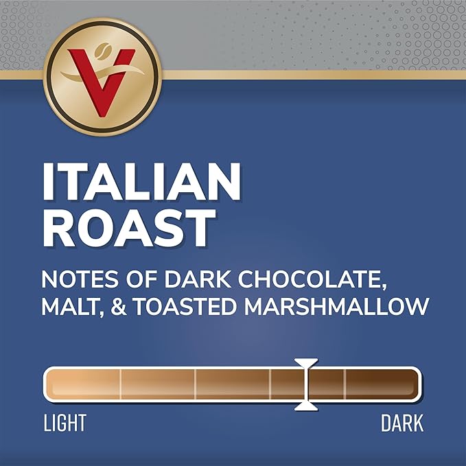 Victor Allen's Coffee Italian Roast, Dark Roast, 80 Count, Single Serve Coffee Pods for Keurig K-Cup Brewers - Bloomnest