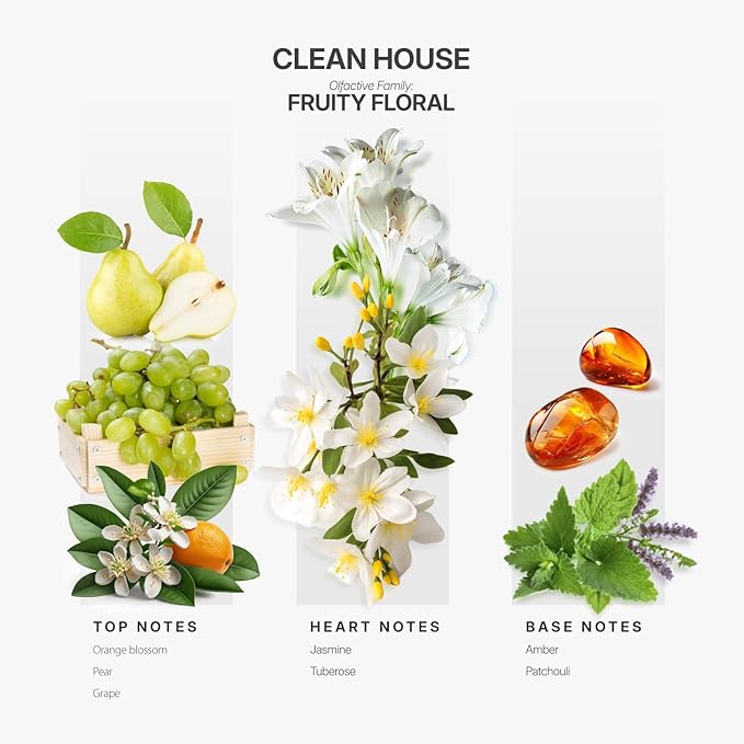 AromaPlan Scents, Clean Smelling Essential Oils, Clean House (5 Fl Oz /148ml) 2 Pack-Fresh Scent Essential Oil for Diffuser, USA Fragrance, Bigger Bottle, Bolder Aroma & Longer Lasting AromaPlan