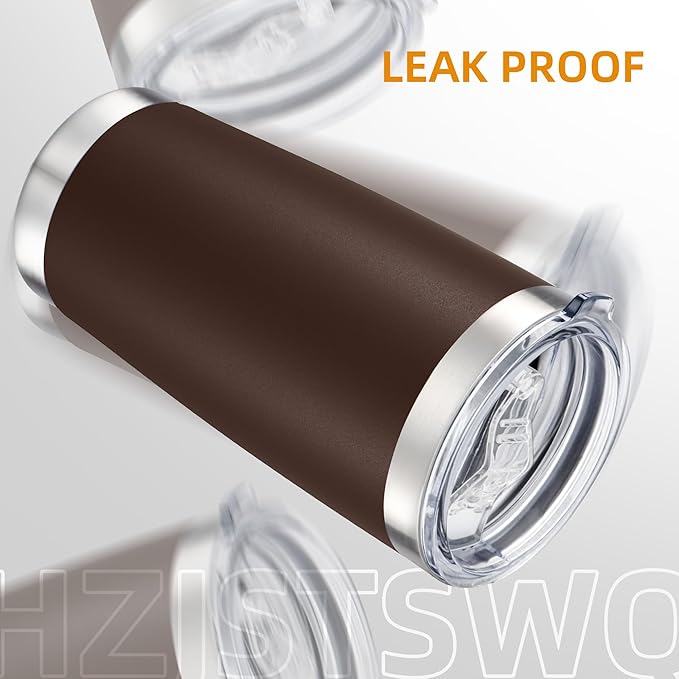 20 oz Tumbler Bulk with Lid Stainless Steel Insulated Tumblers Double Wall Vacuum Coffee Mug Powder Coated Tumbler Cups for Cold and Hot Drinks, Coffee, 6 pack