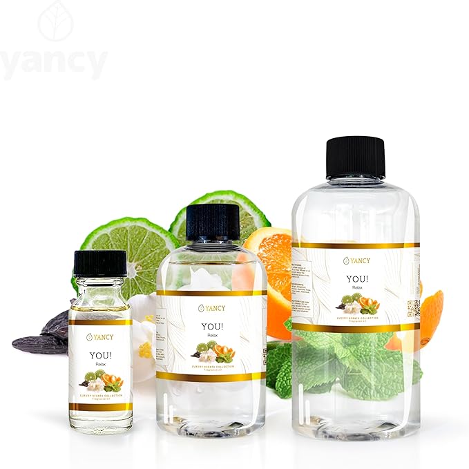 YANCY You Luxury Collection Fragrance Oil (8 oz), Intimate and Warm Scent, Ideal for Diffusers, Oil Burners & Aroma Lamps, Soft Signature Fragrance for Personal Spaces YancySpa
