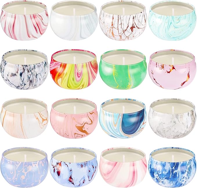 16 Packs Scented Candle Gift Set for Mom | Woman, 2.5oz Jar Candles for Home Scented Bath Yoga, Natural Soy Wax, Fragrance Candle for Mothers Day, Birthday, Valentine's Day… - Bloomnest