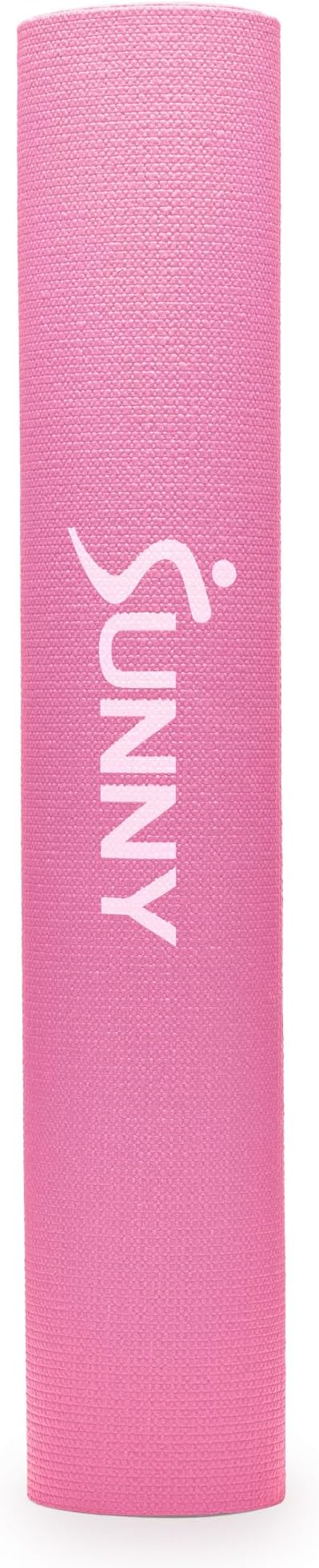 Sunny Health & Fitness Non-Slip Yoga Mat – Durable, Anti-Tear, Lightweight, Cushioned Support for Yoga, Pilates, Stretching Exercises, Meditation and Floor Workouts | Multiple Sizes & Colors - Bloomnest
