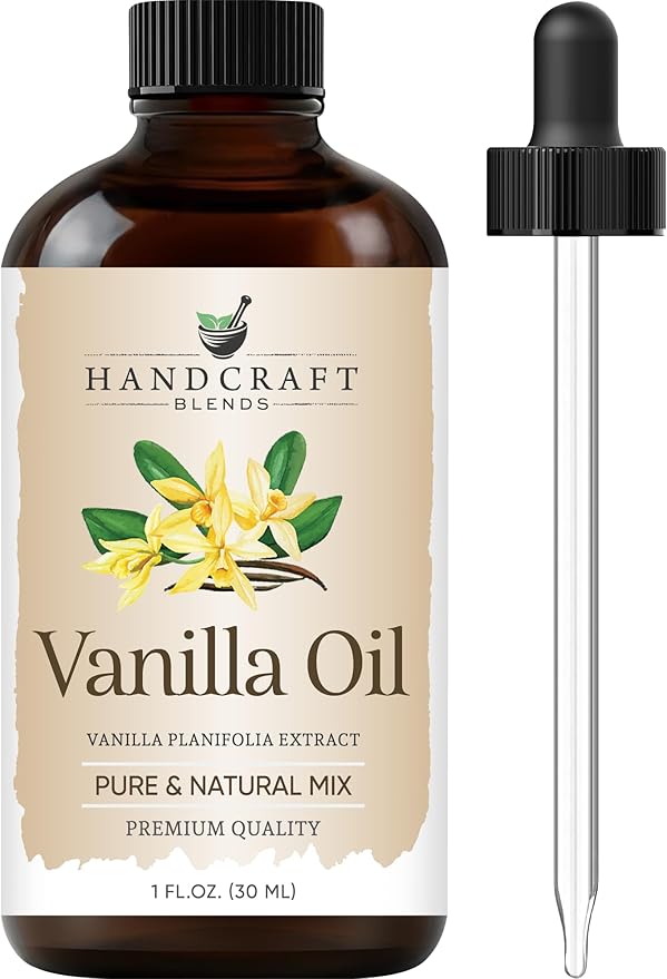 Handcraft Blends Vanilla Essential Oil – 1 Fl Oz – Pure and Natural Mix – Premium Grade Essential Oil for Diffuser and Aromatherapy, Skin, Massage, Candle and Soap Making Fragrance - Bloomnest
