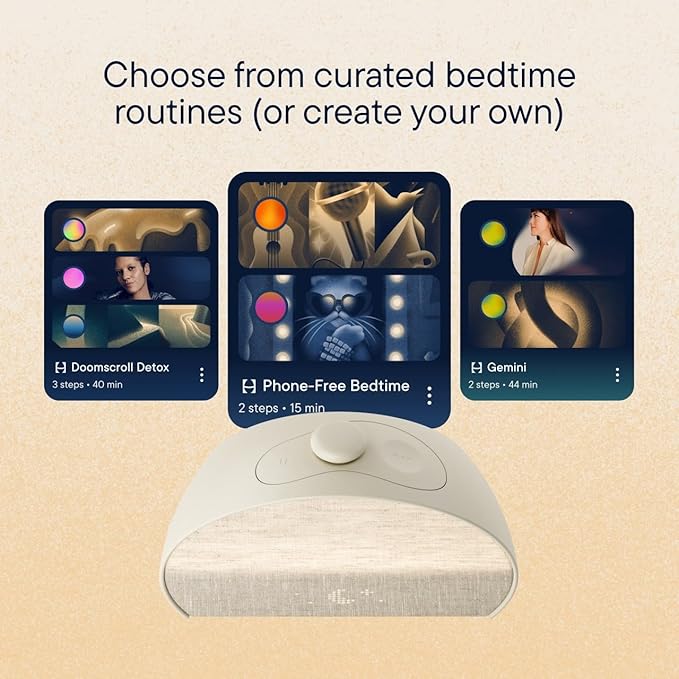 Hatch Restore 3 Sunrise Alarm Clock, Sound Machine, Smart Light (Cocoa) - White Noise, Screen-Free Sleep Routine - Bloomnest