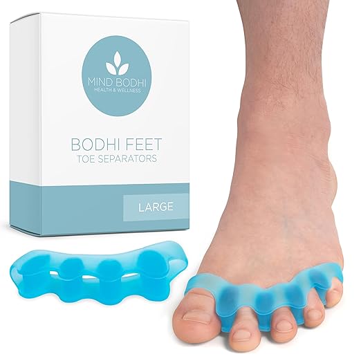 Mind Bodhi Toe Separators/Toe Spacers - For Men and Women - Large Size – Blue - Bloomnest