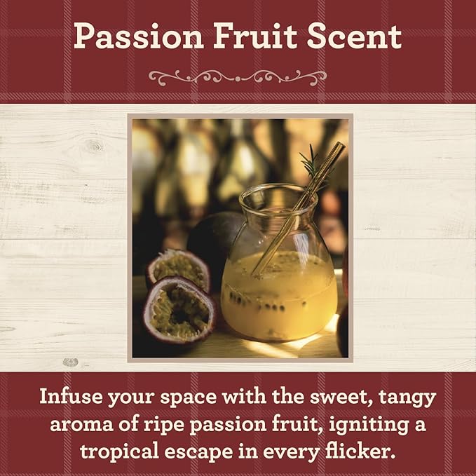 Our Own Candle Company, Passion Fruit Scented Mason Jar Candle, 100 Hour Burn Time, 13 Ounces - Bloomnest
