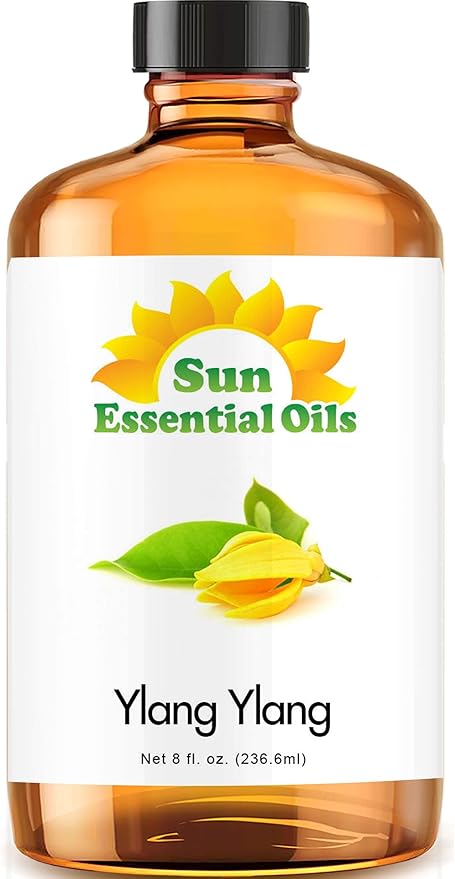 Sun Essential Oils 8 oz Ylang Ylang Essential Oil - Aromatherapy Oil - Bloomnest