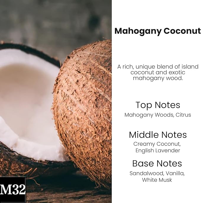 C Classy Car Air Freshener Hanging 2 Pack, Mahogany Coconut Essential Oil Diffuser for Cars, Cute Car Freshener, Long-Lasting Fragrance, C ar Air Fresheners for Women & Men Gift, Made in USA - Bloomnest