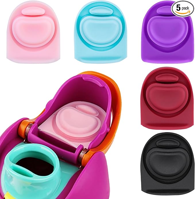 5pcs Replacement Stopper Seal Compatible with Owala FreeSip 24oz 32oz,Water Bottle Lid Insert Cap Rubber Seal Parts for Owala 16/19/24/32/40oz Spout Gasket Mouth piece Accessories F3 Frokolla