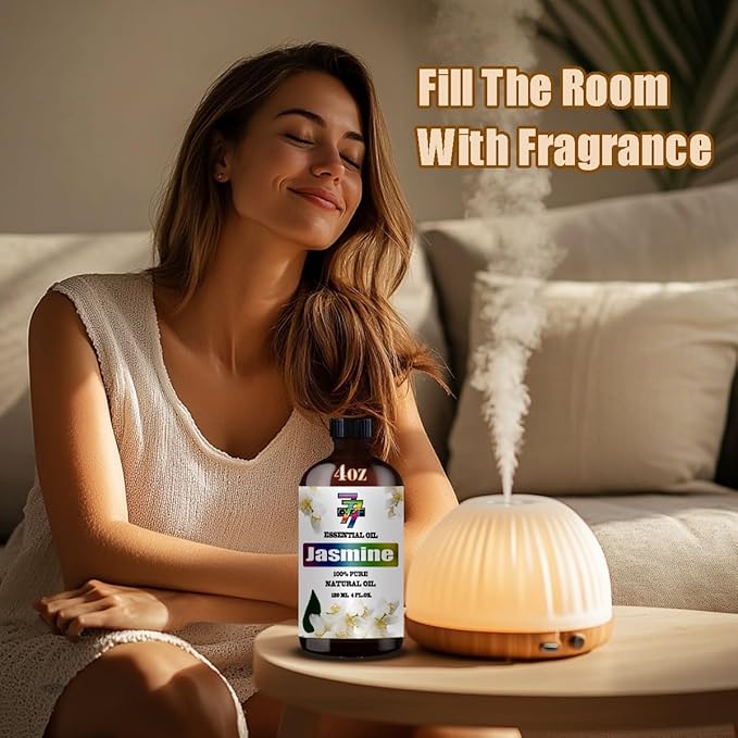 Jasmine Essential Oil (16 oz / 480 ml) – Jasmine Oils for diffusers, humidifiers, Home Baths, Cleaning Products, Yoga, DIY Soaps and DIY Scented Candles - Bloomnest