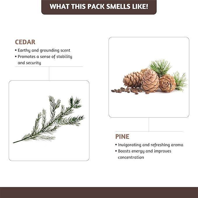 Folkulture Backflow Incense Cones for Waterfall | 30 Pc Waterfall Incense Cones Scented | 2 Fragrance Insenses | Mixed Natural Fragrances | Pine and Cedar Inscents FOLKULTURE