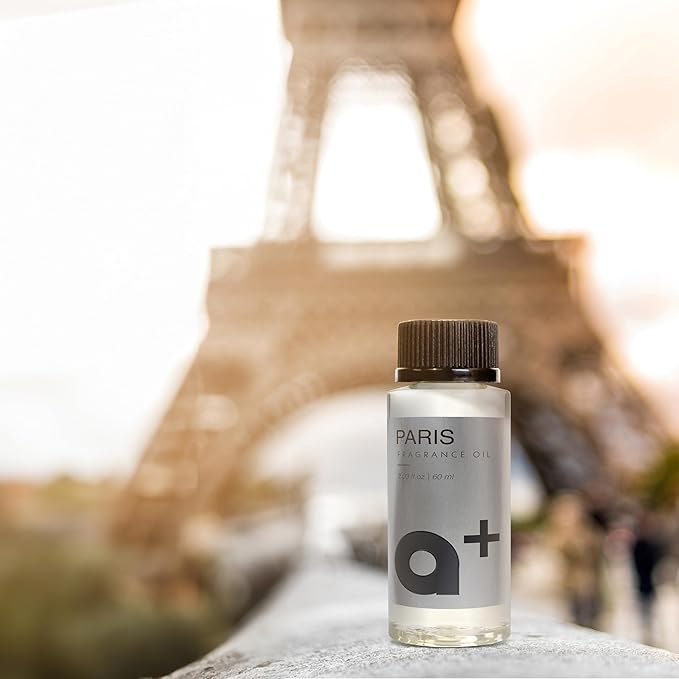 Aromar+ Fragrance Oil – Paris-Inspired by Edison – Luxury Hotel Scent Experience with Cedarwood, Cashmere & Amber – for Waterless Diffusers – Long-Lasting Home Aroma – 2oz/60mL - Bloomnest