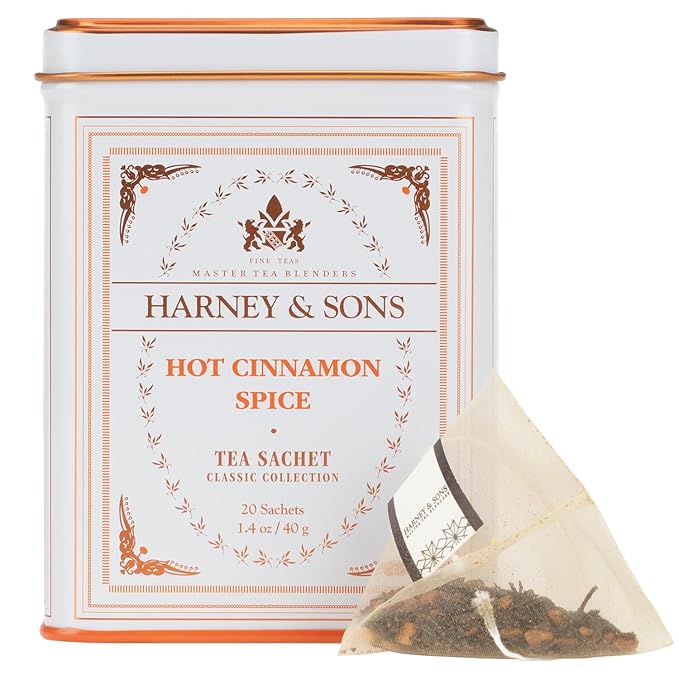 Harney & Sons Classic Hot Cinnamon Spice Tea, 20 Tea Sachets, 1.4 oz - Bloomnest