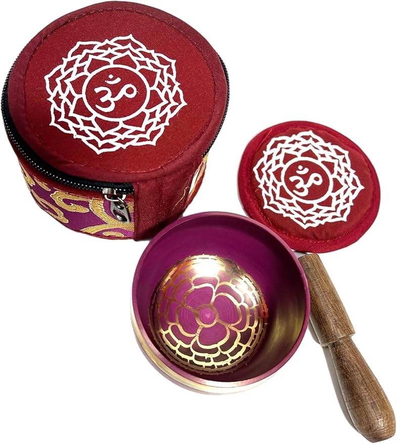 3 inches Crown Chakra Singing Bowl Meditation Bowls for Relaxation and Healing (Crown Chakra, 3 Inches) - Bloomnest