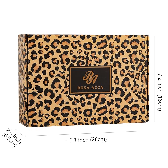 Leopard 23 Pcs Skin Care Set for Women, Bath and Body Set, Spa Gift Baskets, Birthday Gifts, Day Cream, Peptide Serum, Bath Oil, Sheet Mask, Clay Mask, Bath Bombs, Christmas, Valentines, Mother Day