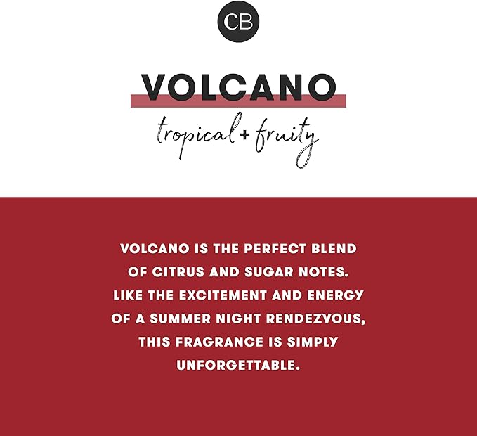 Capri Blue Volcano Scented Candle for Home - Glimmer Inverted Jar Candles - Soy Candles - Holiday Candles with White & Gold Ombre Glass Candle Holder (10 oz) - Bloomnest