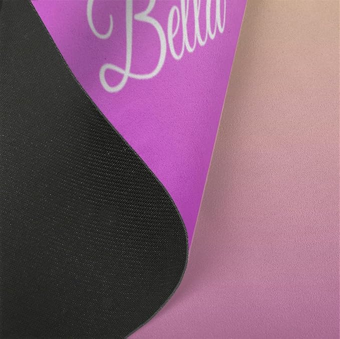 Custom Name Yoga Mat,Personalized Travel Yoga Exercise Mat,Non Slip,Perfect for Kids & Adults,Gradient Color E Series - Bloomnest
