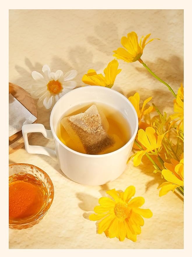 TeeLux Dandelion Root Tea Bags, Premium Raw Dandelion Root Tea, Smooth Taste, Caffeine Free, 100 Count - Bloomnest