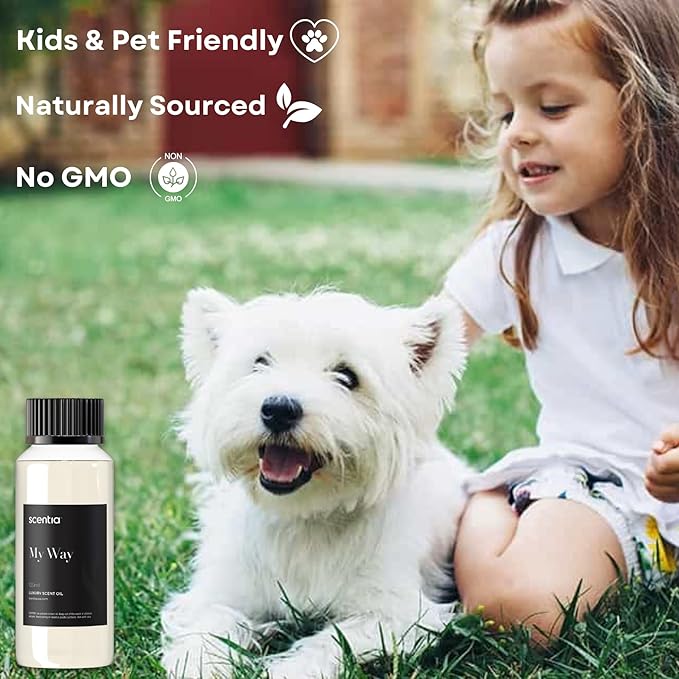 Scentia Hotel My Way Diffuser Oil Inspired by The 1 Hotel MiamiBeach - 120 ml 4.06 fl oz - Fragrance Oil Blend Sandalwood, Cedar & Lemon Notes for Aromatherapy Diffusers and Humidifiers - Bloomnest