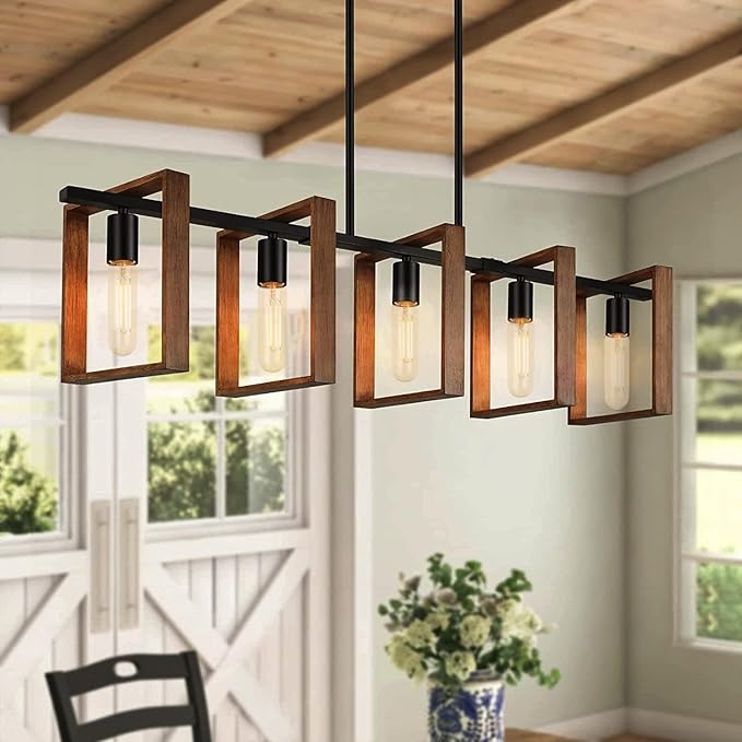 5 Inch Edison Bulb, 2700K Soft White E26 Led Bulb 6W Dimmable, 800LM T10/T9 Clear Glass Tubular Light Bulbs, AC 120V Equal 80 Watt Bulbs for Chandelier Pendant Wall Light - 4Pack - Bloomnest