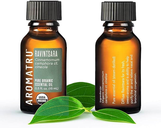 Breathe Essential Oil Kit – Spanish Sage, Pine, Lemon Eucalyptus, and Ravintsara – Organic & Wildcrafted – ISO Certified – No Synthetic Fillers – Ethically Sourced - Bloomnest