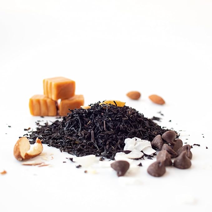 Organic Positively Tea Company, Choco Coco Joy Black Tea, Loose Leaf, 16 Ounce - Bloomnest
