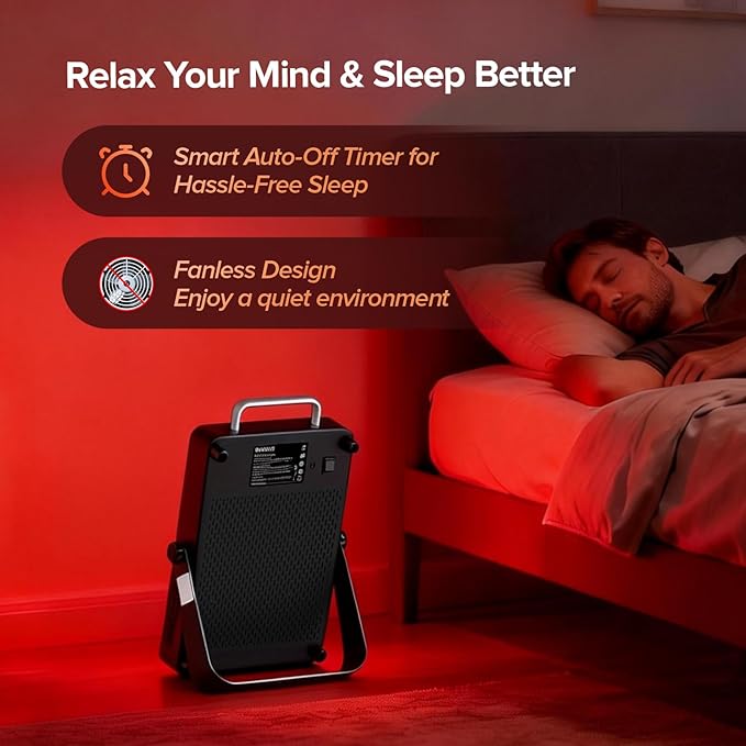 SANSI Red Light Therapy for Face Body, 660nm 850nm Red & Near Infrared LED Light, 84 Dual-Chip LEDs, 120W High Power Red Light Therapy Panel, Built-in Timer, No Noise Design, Ideal for Home Wellness SANSI