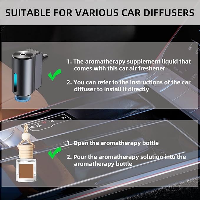 Car Air Freshener Refill, Smart Car Air Freshener Refill, Car Diffuser Refill, Aromatizante Para Carro Refill, 3 pcs Long Lasting Aroma Replacement for Car Diffuser(Cologne) - Bloomnest