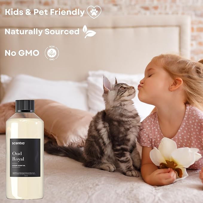 Scentia Hotel Diffuser Oil Inspired by The Baccarat Hotel Scent - 500 mL 16.9 fl oz - Fragrance Oil Blend for HVAC,Ultrasonic & Cold Diffusers-Secret Voyage Scentia