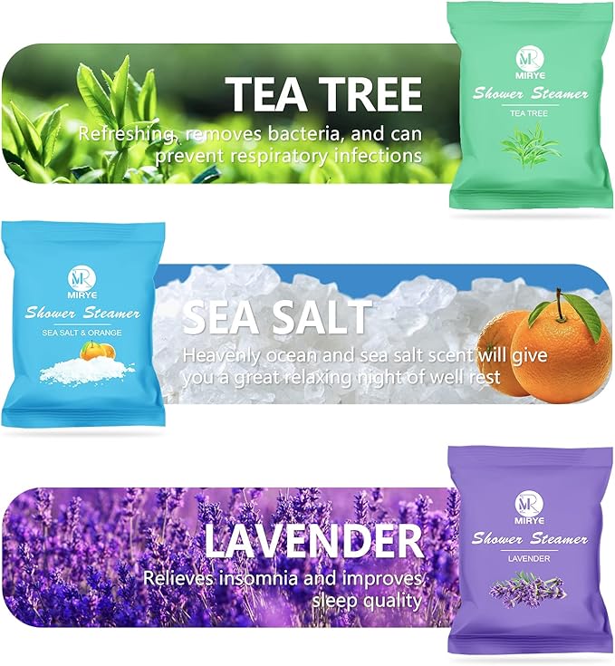 Shower Steamers Aromatherapy Birthday Gifts for Women Men, 24-Pack Stress Relief Organic Shower Bombs with Essential Oil, Stocking Stuffers White Elephant Christmas Gifts for Mom Wife Friends - Bloomnest