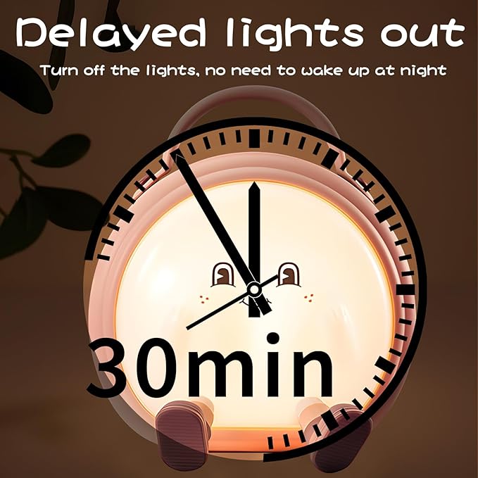 Night Light for Boys and Girls,Cute Room Decor Portable Night Lamp,Touch-Controlled Lighting,USB Rechargeable LED Bedroom Lighting Timer Bedside Table Lamps - Bloomnest