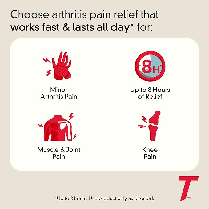 Tylenol Acetaminophen 650mg Extended Release Caplets, 8 Hour Arthritis Pain Relief, Joint Pain Reliever, Fever Reducer, Fast & Long-Lasting Relief, Oral Medicine for Minor Aches, 225 Count - Bloomnest