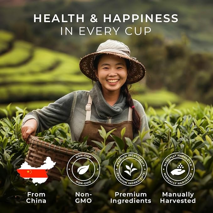 Gya Tea Co Caffeinated Pu'Erh Black Tea Pod (16 Count) - Smooth, Flavourful, Robust, Enjoy Hot or Iced - Bloomnest