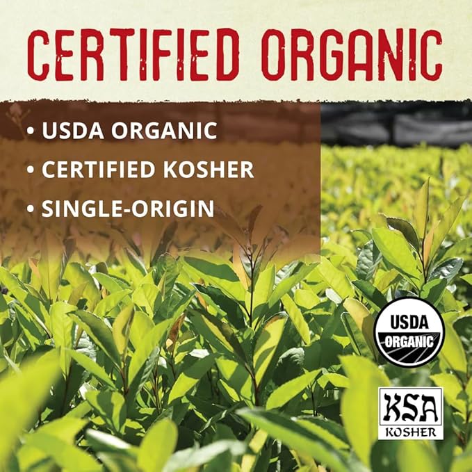 ECOTEAS Organic Yerba Mate Loose Leaf Tea – Unsmoked Detox Herbal Tea for Natural Energy – Coffee Alternative - Kosher, Non-GMO, Gluten-Free - Traditional Cut, 1 lb (Pack of 3) - Bloomnest