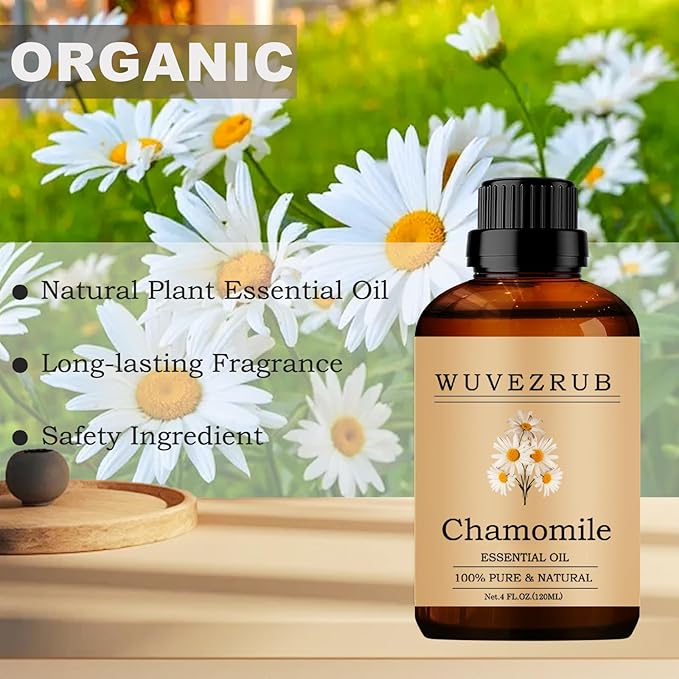 Chamomile Essential Oil, 120ML Pure and Natural for Aromatherapy Diffuser - 4 Fl Oz - Bloomnest