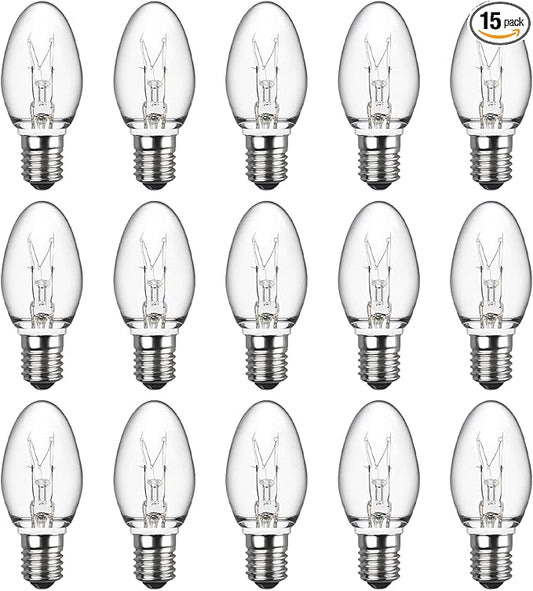 4 Watt Night Light Bulbs, Replacement Bulbs for Nightlight Salt Lamp Wax Warmers - Bloomnest