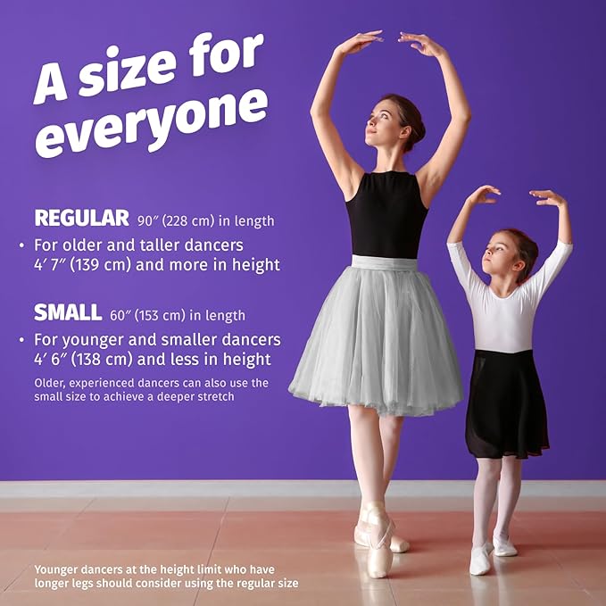 The PlumBand Stretch Band for Dance and Ballet – Premium Gift-Ready Package - Sizes for Kids & Adults – Improve Your Splits, Flexibility and Strength with Stretching - Bloomnest